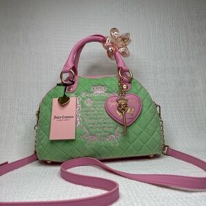 Juicy Couture Retro Green Juicy Tale Crossbody 💚🩷